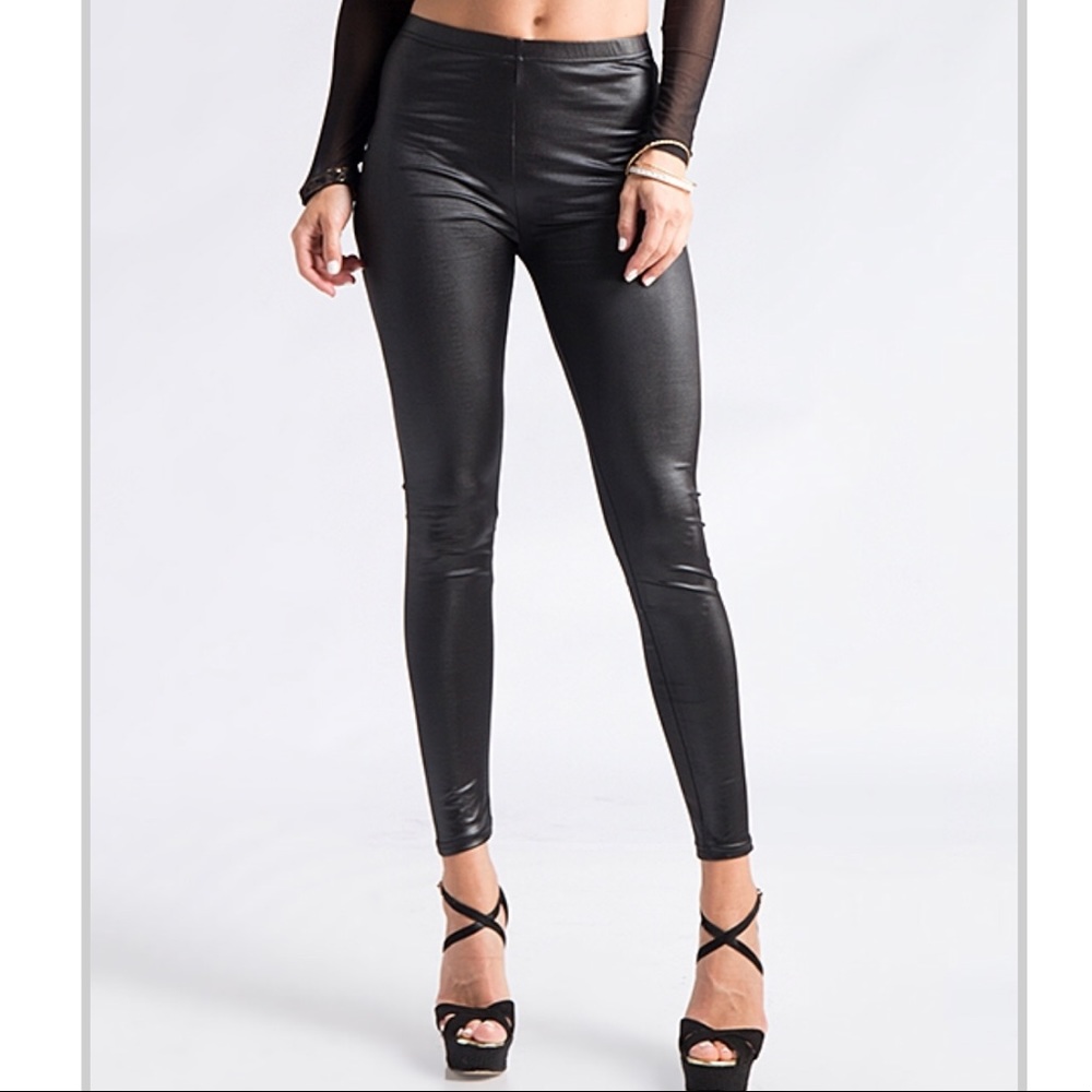 Verte faux leather leggings